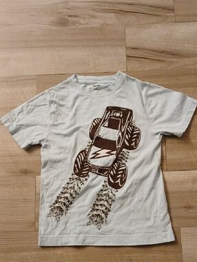 Gymboree Tee Monster Truck Graphic size 6 FLAW (K)
